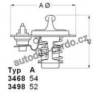 Termostat WAHLER (WH 3498.88D)