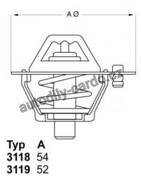 Termostat WAHLER (WH 3119.82)