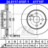 Brzdový kotouč ATE 24.0117-0107 (AT 417107) - DAIHATSU