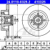 Brzdový kotouč ATE 24.0110-0325 (AT 410325) - RENAULT