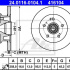 Brzdový kotouč ATE 24.0116-0104 (AT 416104) - VW