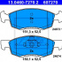 Sada brzdových destiček ATE 13.0460-7270 (AT 607270)