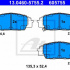 Sada brzdových destiček ATE 13.0460-5755 (AT 605755)