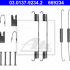 Sada příslušenství, brzdové čelisti ATE 03.0137-9234 (AT 669234)