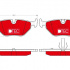 Sada brzdových destiček TRW GDB1344DTE - BMW