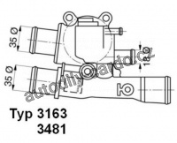 Termostat WAHLER (WH 3163.88D)