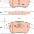 Sada brzdových destiček TRW GDB1790 - RENAULT SCENIC 09-