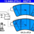 Sada brzdových destiček ATE 13.0460-2715 (AT 602715) - FIAT, SUZUKI