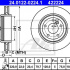Brzdový kotouč ATE 24.0122-0224 (AT 422224) - BMW