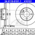 Brzdový kotouč ATE 24.0110-0151 (AT 410151) - AUDI, SEAT, VW