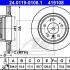 Brzdový kotouč ATE 24.0119-0108 (AT 419108) - BMW