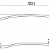 Sada brzdových destiček BREMBO P83049 - TOYOTA