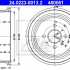 Brzdový buben ATE 24.0223-0013 (AT 480061) - OPEL