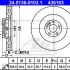 Brzdový kotouč ATE 24.0136-0103 (AT 436103) - AUDI