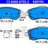 Sada brzdových destiček ATE 13.0460-5753 (AT 605753) - HONDA