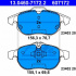 Sada brzdových destiček ATE 13.0460-7172 (AT 607172) - FIAT, OPEL, SAAB