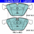 Sada brzdových destiček ATE Ceramic 13.0470-7237 (AT LD7237) - BMW