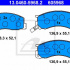 Sada brzdových destiček ATE 13.0460-5968 (AT 605968) - TOYOTA