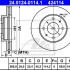 Brzdový kotouč ATE 24.0124-0114 (AT 424114) - MITSUBISHI