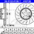 Brzdový kotouč ATE 24.0132-0136 (AT 432136) - MERCEDES-BENZ