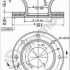 Brzdový kotouč BREMBO 09.7804.10 - IVECO