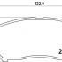 Sada brzdových destiček BREMBO P54028 - MITSUBISHI