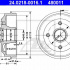 Brzdový buben ATE 24.0218-0016 (AT 480011) - CITROËN, PEUGEOT