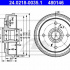 Brzdový buben ATE 24.0218-0035 (AT 480146) - CHEVROLET