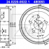 Brzdový buben ATE 24.0220-0022 (AT 480083) - TOYOTA