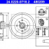 Brzdový buben ATE 24.0220-0718 (AT 480209) - AUDI, SEAT, ŠKODA, VW