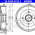 Brzdový buben ATE 24.0220-3013 (AT 480089) - CITROËN, PEUGEOT