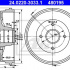 Brzdový buben ATE 24.0220-3033 (AT 480195) - RENAULT