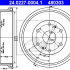 Brzdový buben ATE 24.0227-0004 - TOYOTA