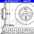Brzdový kotouč ATE 24.0108-0107 (AT 408107) - CITROËN, PEUGEOT