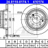 Brzdový kotouč ATE 24.0110-0174 (AT 410174) - BMW