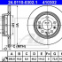 Brzdový kotouč ATE 24.0110-0302 (AT 410302) - MAZDA