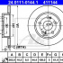 Brzdový kotouč ATE 24.0111-0144 (AT 411144) - RENAULT