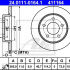 Brzdový kotouč ATE 24.0111-0164 (AT 411164) - MAZDA