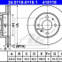 Brzdový kotouč ATE 24.0118-0118 (AT 418118) - NISSAN