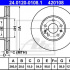 Brzdový kotouč ATE 24.0120-0108 (AT 420108) - CITROËN