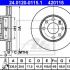 Brzdový kotouč ATE 24.0120-0115 (AT 420115) - CHEVROLET, OPEL