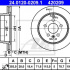 Brzdový kotouč ATE 24.0120-0209 (AT 420209) - CHEVROLET, OPEL