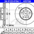 Brzdový kotouč ATE 24.0122-0154 (AT 422154) - TOYOTA