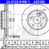Brzdový kotouč ATE 24.0122-0168 (AT 422168) - MERCEDES-BENZ