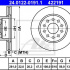Brzdový kotouč ATE 24.0122-0191 (AT 422191) - LANCIA