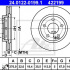 Brzdový kotouč ATE 24.0122-0199 (AT 422199) - MERCEDES-BENZ