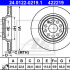 Brzdový kotouč ATE 24.0122-0219 (AT 422219) - AUDI, ŠKODA, VW