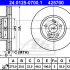 Brzdový kotouč ATE 24.0125-0700 (AT 425700) - TOYOTA