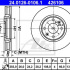 Brzdový kotouč ATE 24.0126-0106 (AT 426106) - CITROËN, PEUGEOT