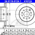 Brzdový kotouč ATE 24.0116-0124 (AT 416124) - CITROËN ,FIAT, PEUGEOT